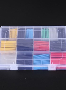 580PCS盒i装热缩管数据线修复热缩管热缩管套电线套管热收缩管