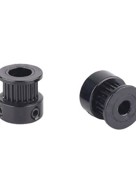 3D打印机GT3同步轮黑色 s2m 带宽6mm同步带轮GT2-20齿  内孔5/8mm