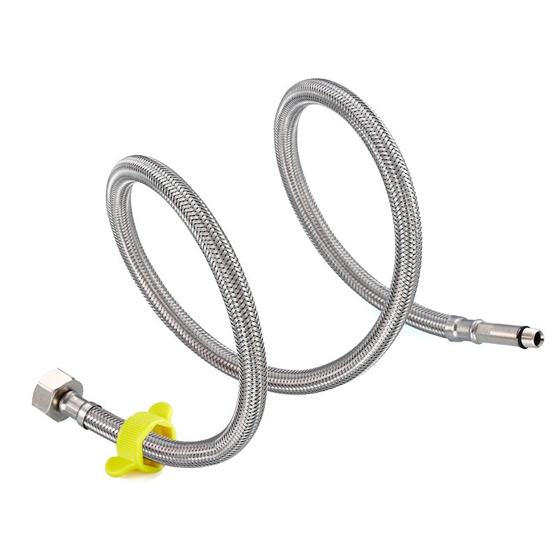 304不锈钢编织进水管 60cm 面盆/马桶J/热水器冷热 4分防爆软管