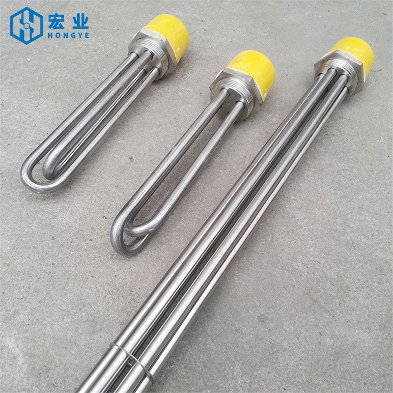 1.5寸六角螺纹电加热l管 DN40工程水箱加热棒220/380V3/6/9/12kw