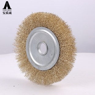 150型平行钢丝轮除锈抛光轮 不锈钢平型 机用钢丝刷 不锈钢丝轮Y