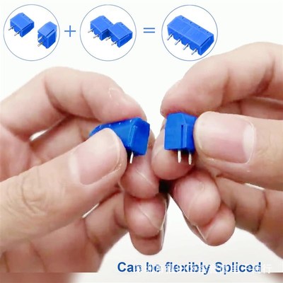 100PCS KF301-2P3P4P位PCB接线端子5.08MM接线柱可拼接插件套件盒