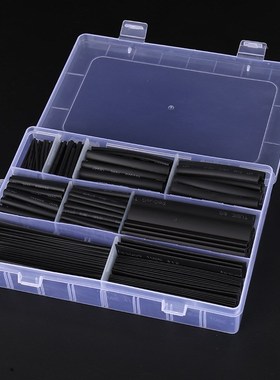 220 bPCS盒装热缩管 PE套管热缩管无卤热缩套 2倍收缩黑色热缩管