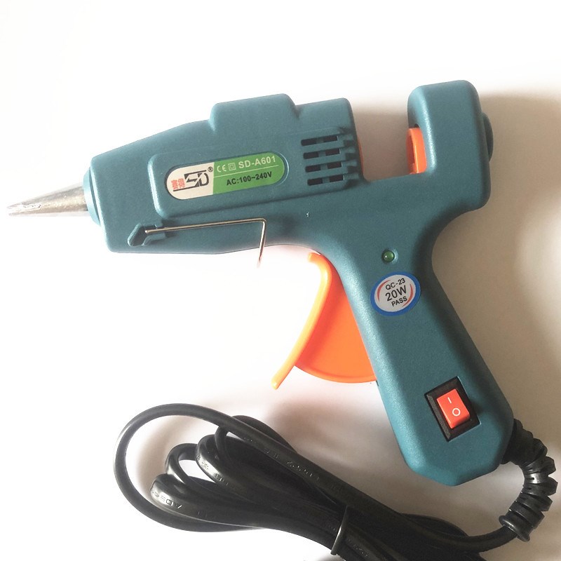 【热熔胶枪d20瓦白色SDA601 手作溶胶工具 7mm胶棒枪