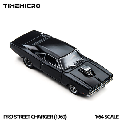 TM1:64 道奇 1969 黑色Pro 仿真合金汽车模型 摆件手办