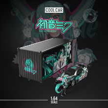 Cool Car1:64 速霸A80Z 初音 仿真合金汽车模型 收藏摆件礼品