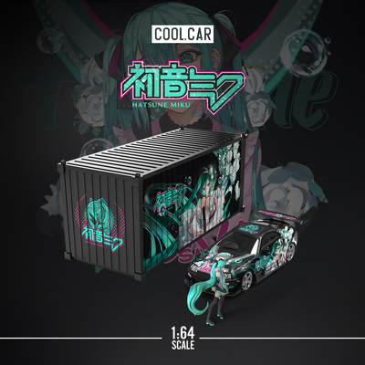 Cool Car1:64 速霸A80Z 初音 仿真合金汽车模型 收藏摆件礼品