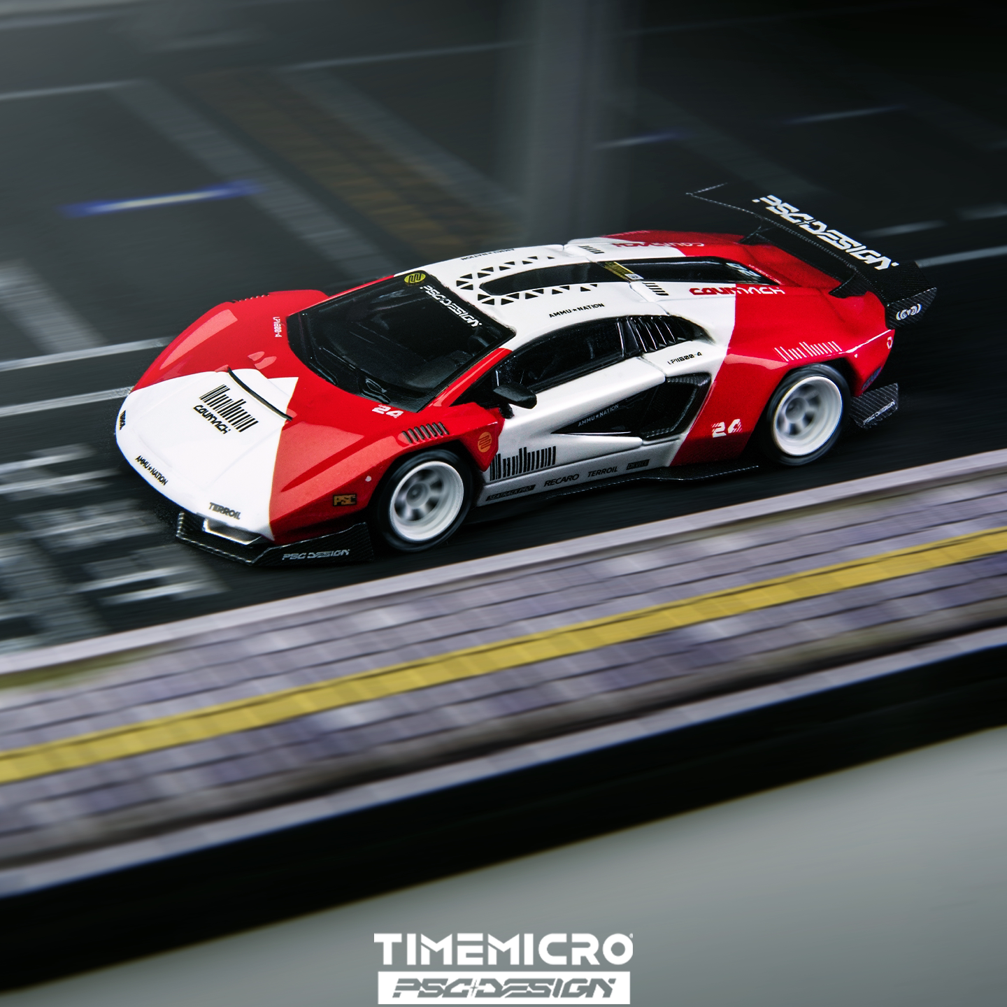 TM & PSC 车舍1:64 康塔什 万宝路 上海展会版 仿真合金汽车模型