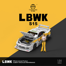 TM1:64 LBWK S15 开盖版23号 仿真合金汽车模型 收藏摆件礼品