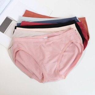 女中腰包臀透气女式 不勒腿 秋季 裸感舒适高弹黑色无痕内裤 三角裤