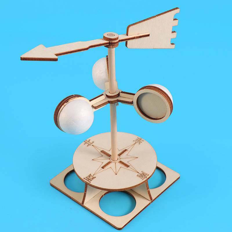 风力风向标 科技小制作幼儿园小学生科学实验玩具创客材料