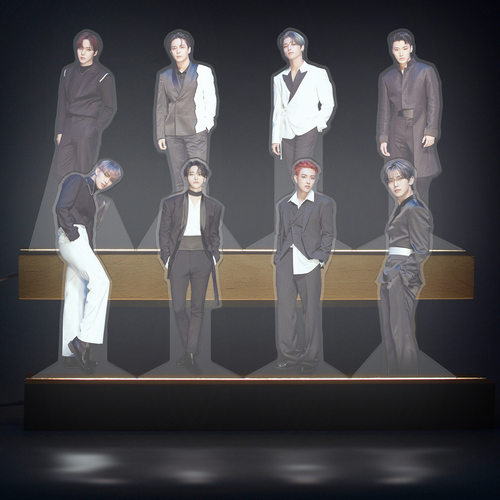 韩国KPOP男团ATEEZ崔伞宋旼琦郑友荣明星周边亚克力组合小夜灯
