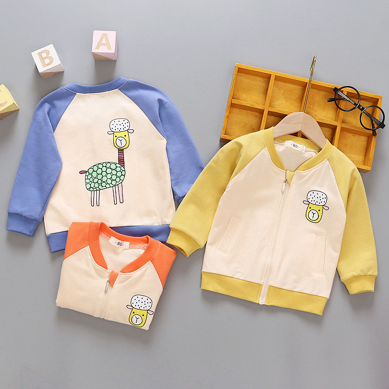 小男童卡通薄款婴儿纯棉衣服外套图片