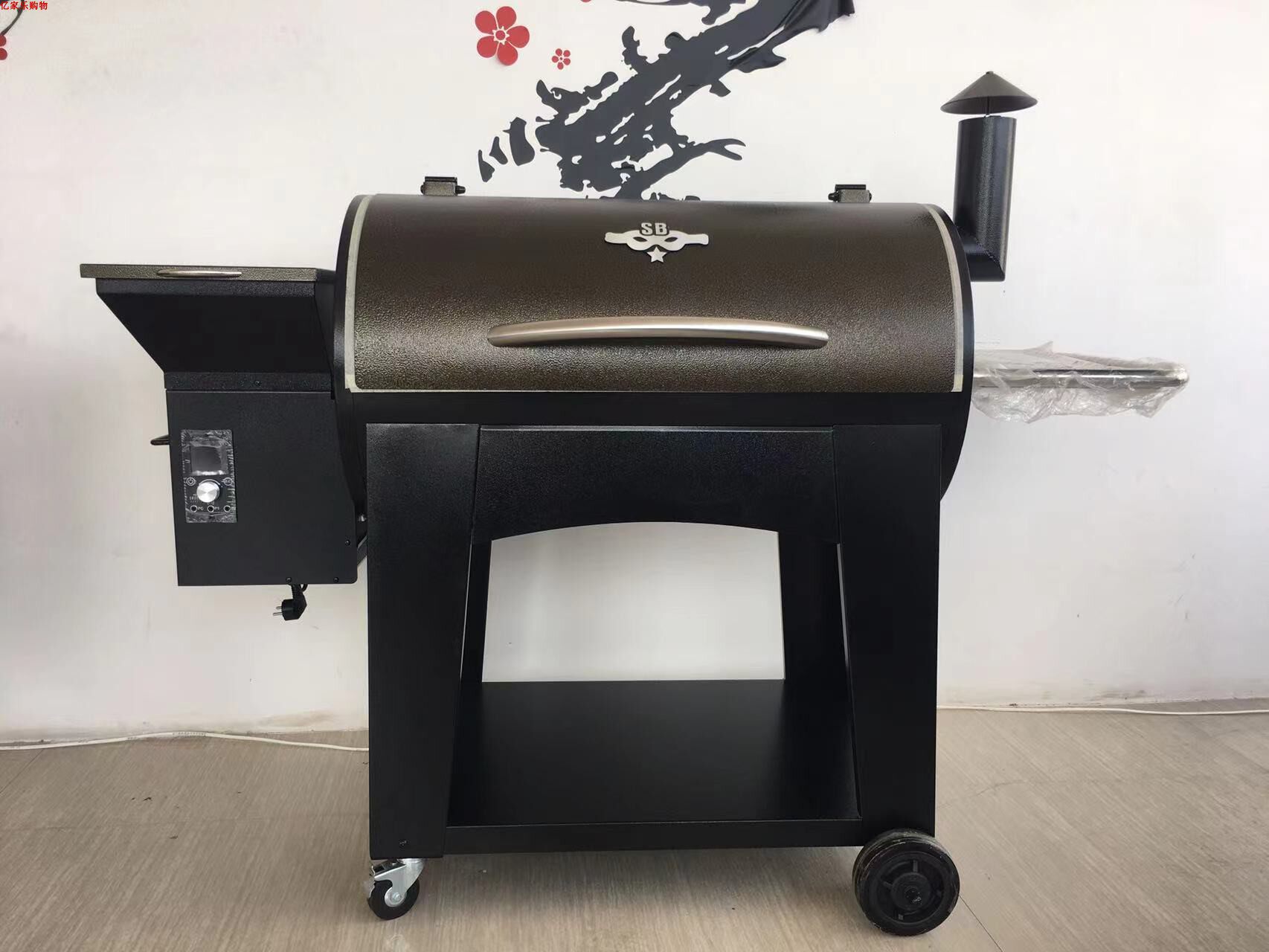 户外烟熏炉商用熏肉炉智能wifi颗粒烟熏烤炉果木焖烤炉家用电熏炉