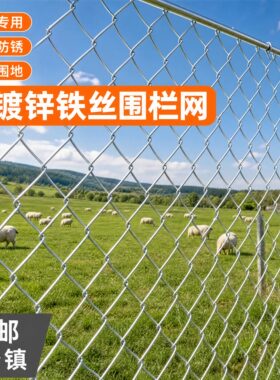镀锌钢丝网勾花网围栏圈牛羊防护