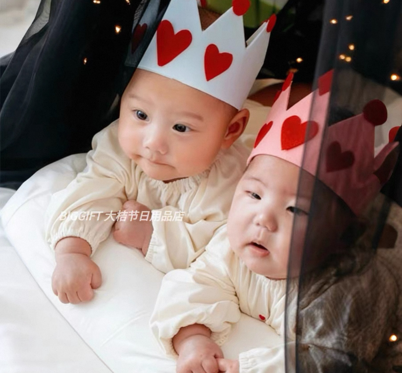 韩国ins生日快乐爱心图案皇冠发箍派对发卡拍照装饰鸭嘴道具头饰,节庆用品/礼品,装扮布置套餐,淘宝优惠券,粉丝福利购,淘宝优惠卷