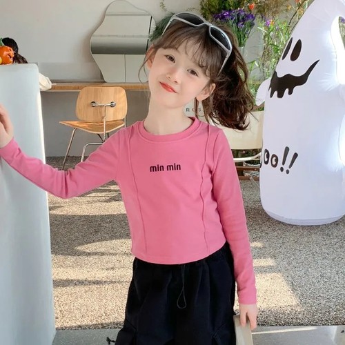 圆领休闲长袖印花打底衫舒适