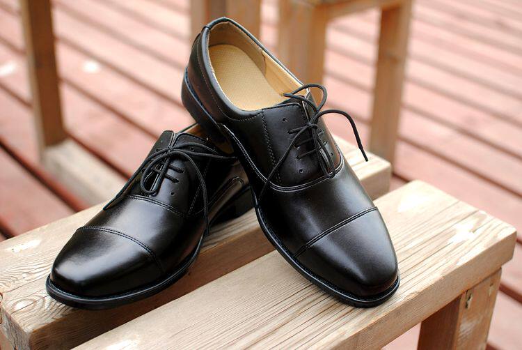 Boots militaires en cuir - porter - Ref 1399743 Image 4