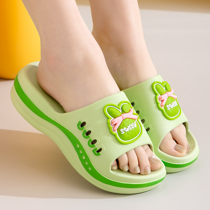 2025新款拖鞋女士夏季韩版时尚增高耐磨防滑软底踩屎感厚底凉拖鞋
