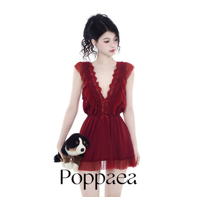 深v性感吊带睡衣居家睡裙