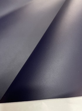 阳光皮料 法国进口头层CILP蓝色平纹 手感挺 厚度1.34mm左右