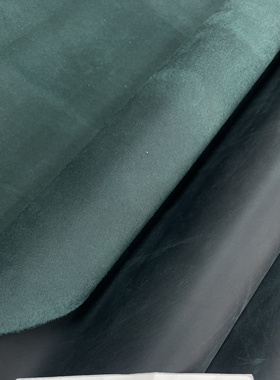 阳光皮料 进口头层墨绿色疯马皮 手感偏挺 厚度1.5mm 手工diy皮料