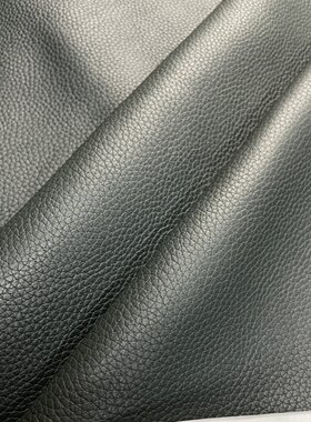 阳光皮料 进口头层墨绿色鹿皮 手感软糯 厚度1.45mm左右