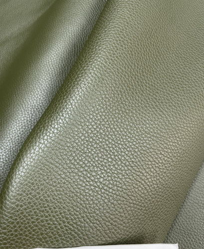 阳光皮料牛皮橄榄绿togo厚2.0mm
