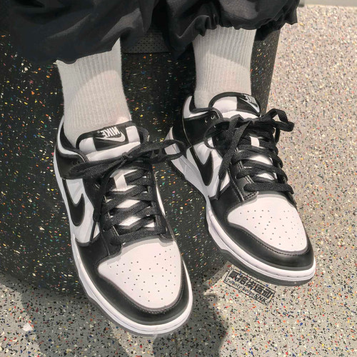 Nike Dunk Low新款黑白熊猫休闲时尚男子低帮运动板鞋HF5441-100