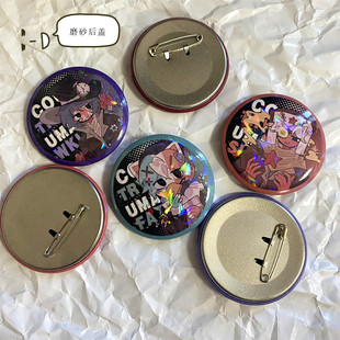 国拟五常徽章周边ch瓷德法美英同人马口铁谷子吧唧包包胸章装饰