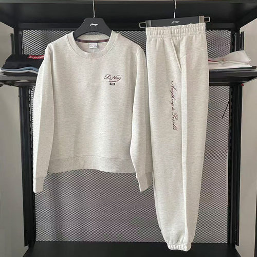 李宁舒适宽松套头卫衣AWDW156