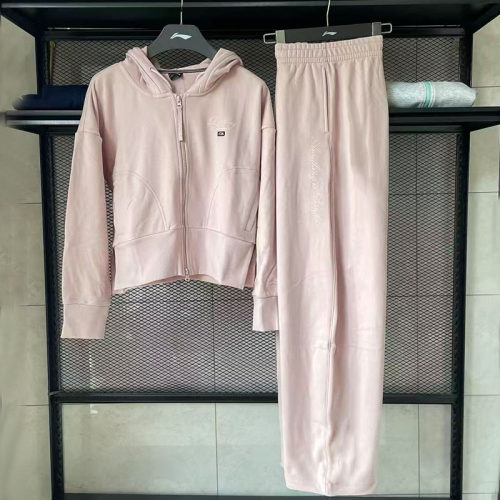 李宁运动针织连帽运动套装