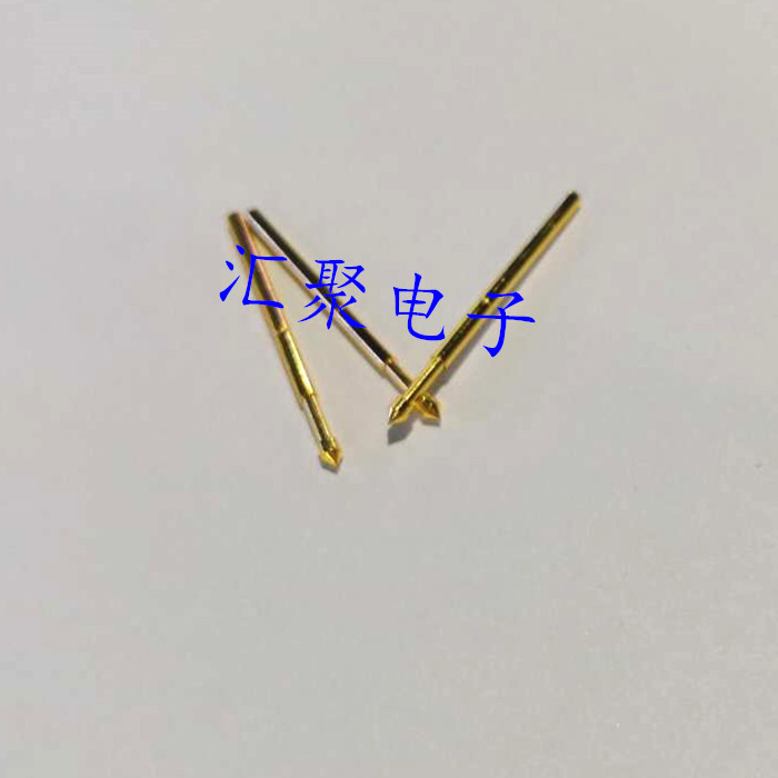 镀金头测试针PA160-E2（圆锥尖头型）1.36mm探针弹簧针治具顶针