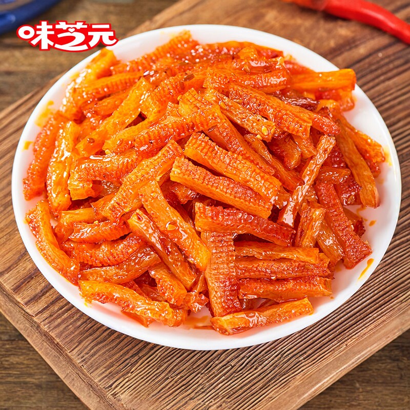 味芝元素牛肚即食素毛肚香辣味网红魔芋爽休闲解馋宿舍零食小吃