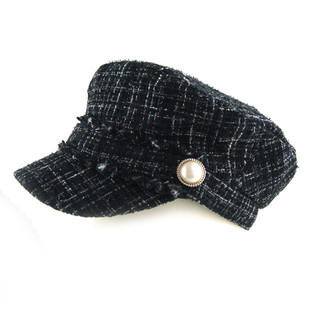 axes famme日系Lolita洛丽塔复古淑女名媛帽甜美可爱小香风水手帽