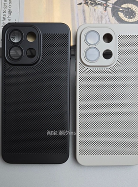 适用一加13T手机壳新款onePlus13t透气保护壳超薄自带镜头膜全包防摔1+13T散热磨砂硬壳夏日外壳