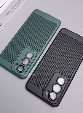 适用OPPOReno12手机壳新款Reno12Pro保护壳oppo5g超薄自带镜头膜全包边PJV110防摔散热reno125G透气磨砂硬壳