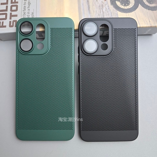 适用OPPOReno14手机壳新款散热reno14Pro保护壳oppo5g自带镜头膜全包边RENO14透气硬壳潮牌蜂窝网孔外壳