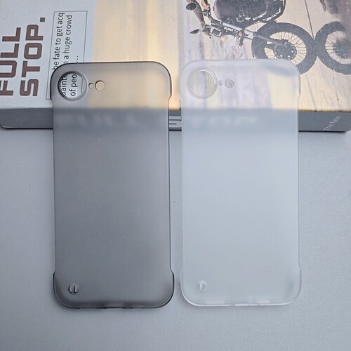 适用苹果17e手机壳新款iPhone17e无边框保护壳超薄半包防摔ip17e磨砂透明硬壳简约男女