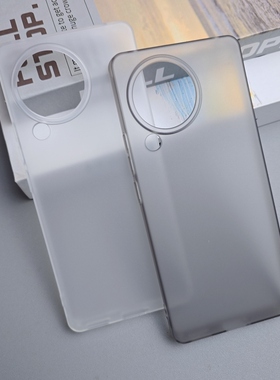 适用小米Civi3手机壳新款xiaomiCivi3保护壳全包防摔硅胶直边micivi3磨砂透明软壳简约外壳大孔