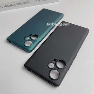 适用小米红米Note12turbo手机壳新款超薄RedmiNote12Turbo保护套全包防摔防指纹磨砂硬壳简约个性创意