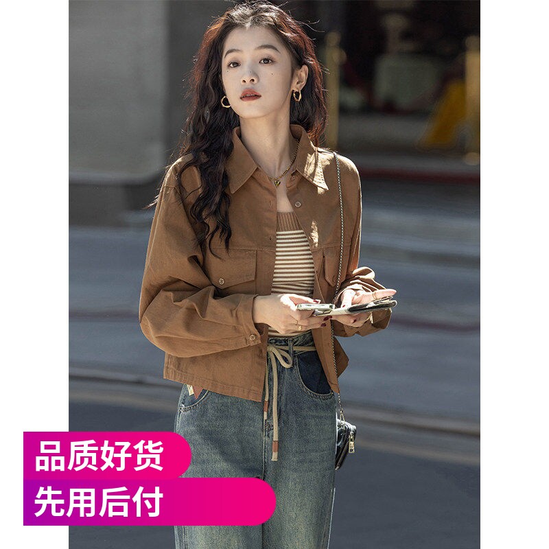 设计感小众短外套复古长
