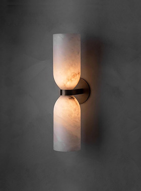 tandem法式复古云石壁灯轻奢背景墙走廊过道楼梯间全铜卧室床头灯