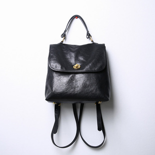 2025新款 真皮双肩包女通勤包包头层牛皮高级感小众旅游轻便背包