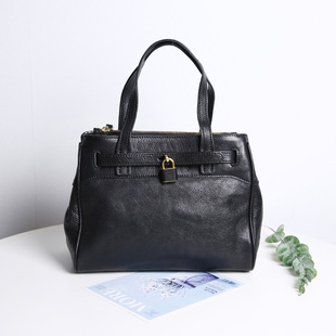 新款头层牛皮手提包女真皮小众通勤包高级感时尚气质单肩斜挎包