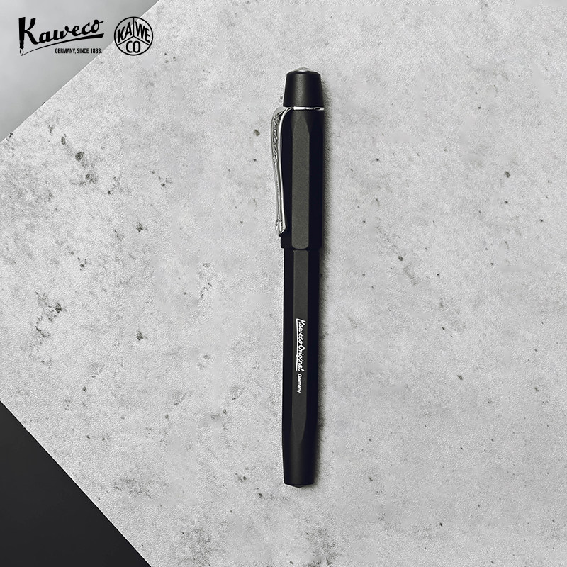 德国 卡维克 kaweco 进口 original黑铬系列 钢笔 铝制电镀高颜值商务