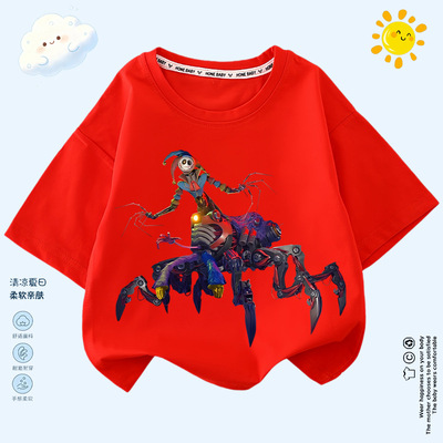 poppy playtime prototyp波比的游戏时间儿童上衣t恤夏季1006原型
