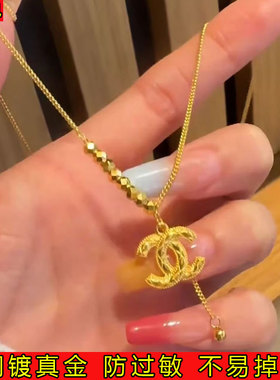 2026年款小香蹦迪珠项链 香家同款ins风时尚轻奢气质感锁骨链女款