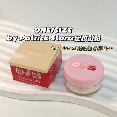 哑光磨皮～ONE/SIZE▲byPatrickStarrr定妆散粉translucent透明色