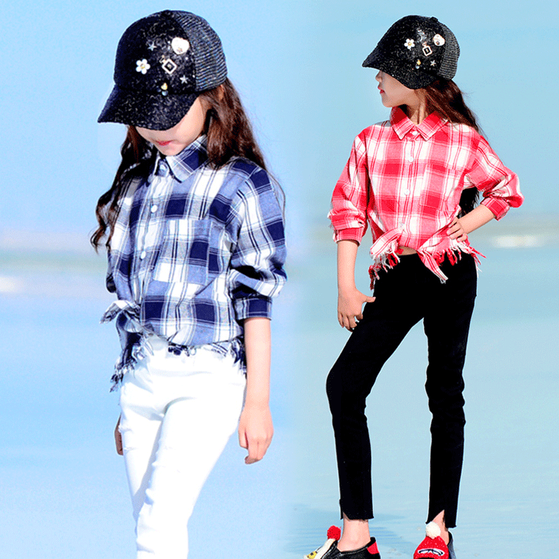 Chemise fille à manche longue - Ref 2086192 Image 1